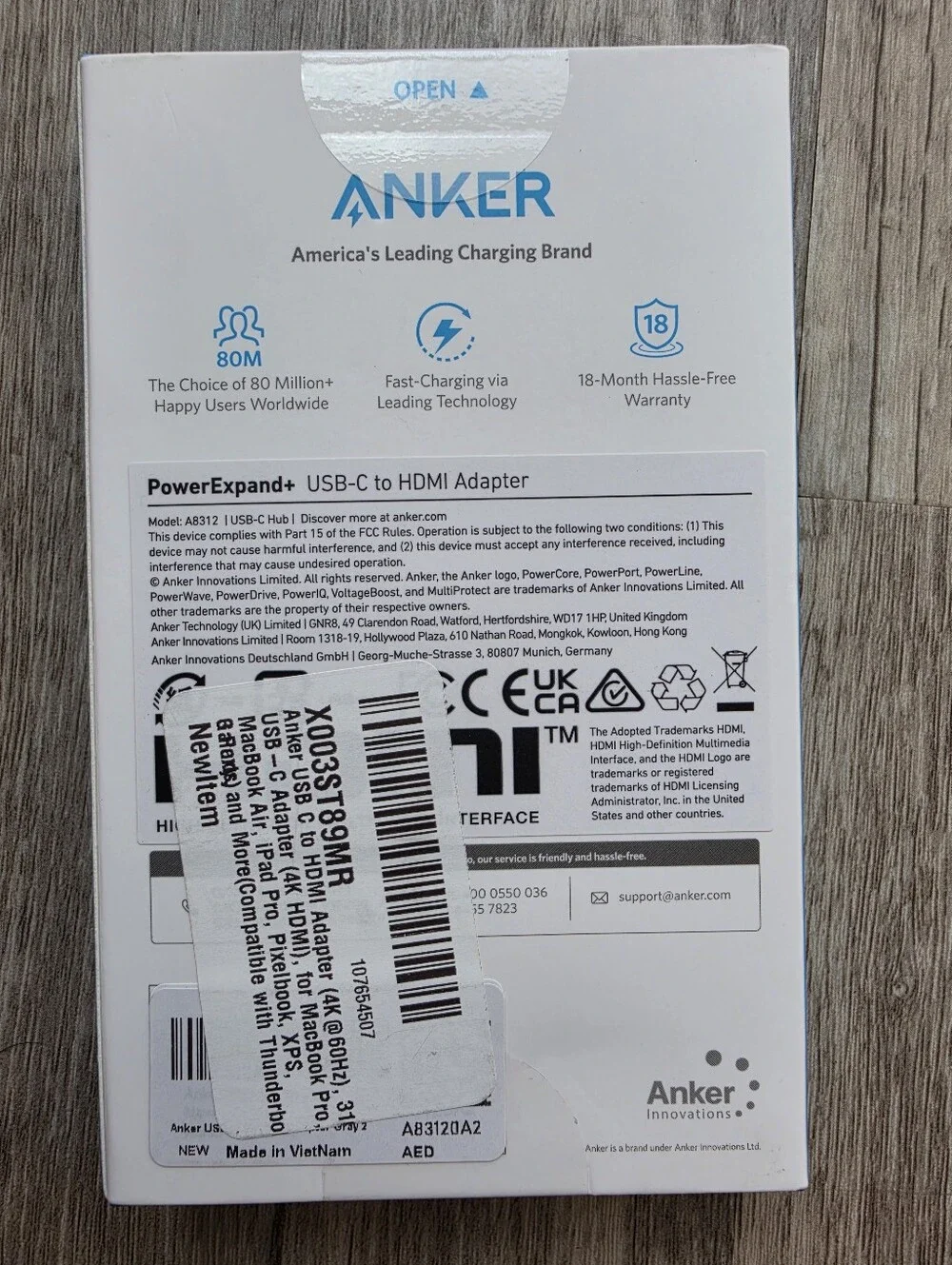 Anker USB-C To HDMI Adapter (4K HDMI)/ PowerExpand+ USB-C to HDMI Adapter, A8312